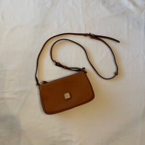 Dooney & Bourke Brown Leather Crossbody Bag